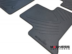 Alfa Romeo Stelvio Floor Mats - Genuine Alfa - All Weather Rubber
